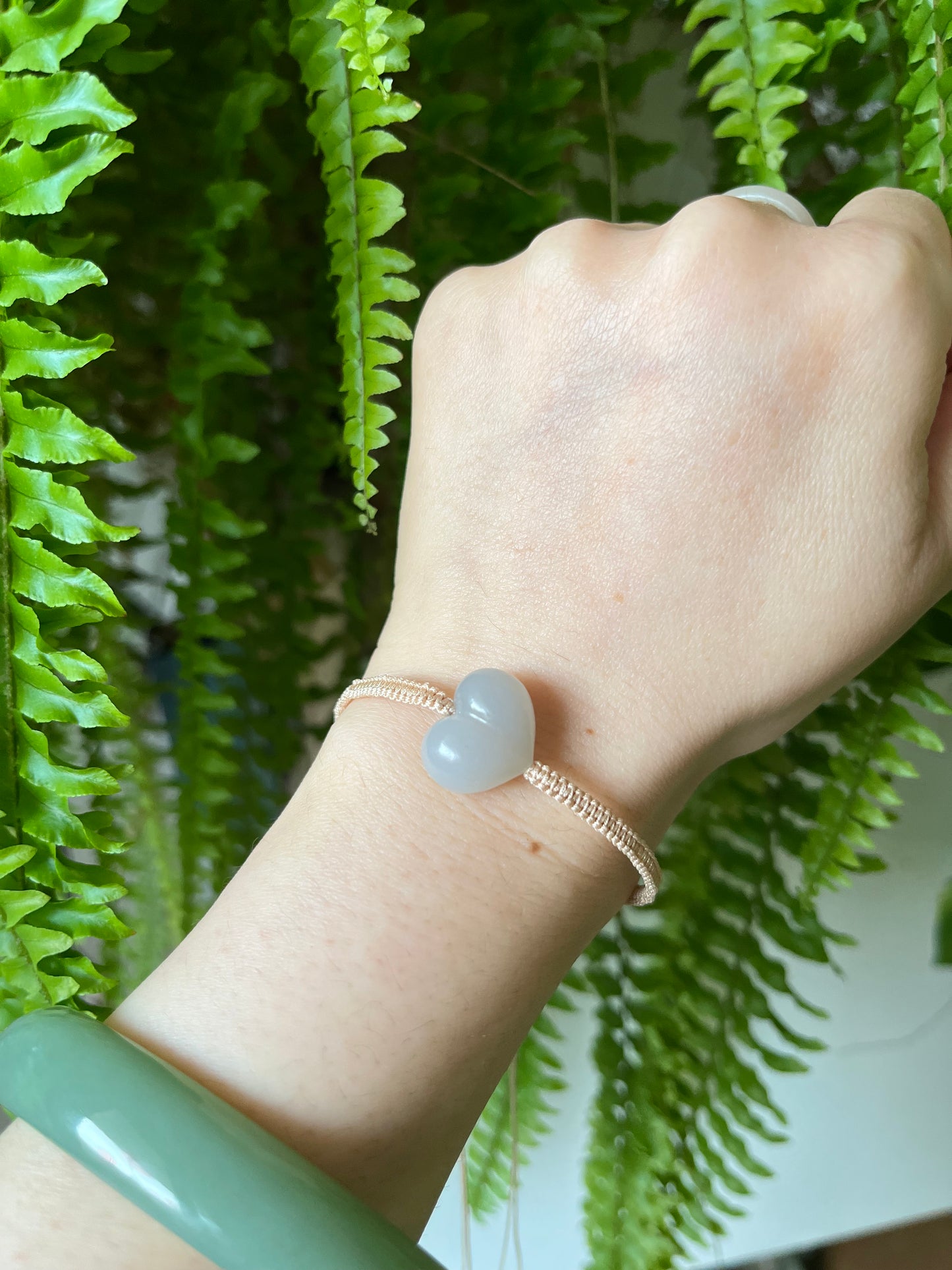 Handmade Hetian Jade Bracelets | 和田玉屁桃手绳