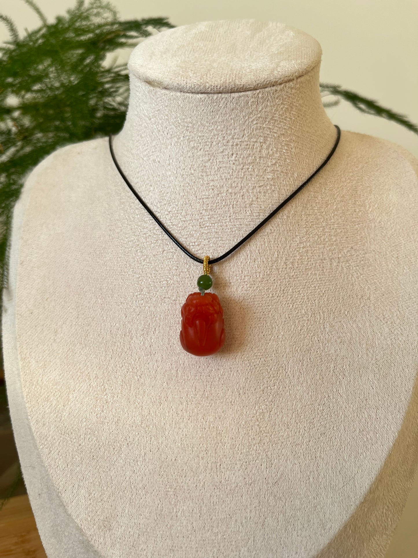 Nanhong Agate Pixiu Bracelet, Multi-functional | 南红貔貅手绳