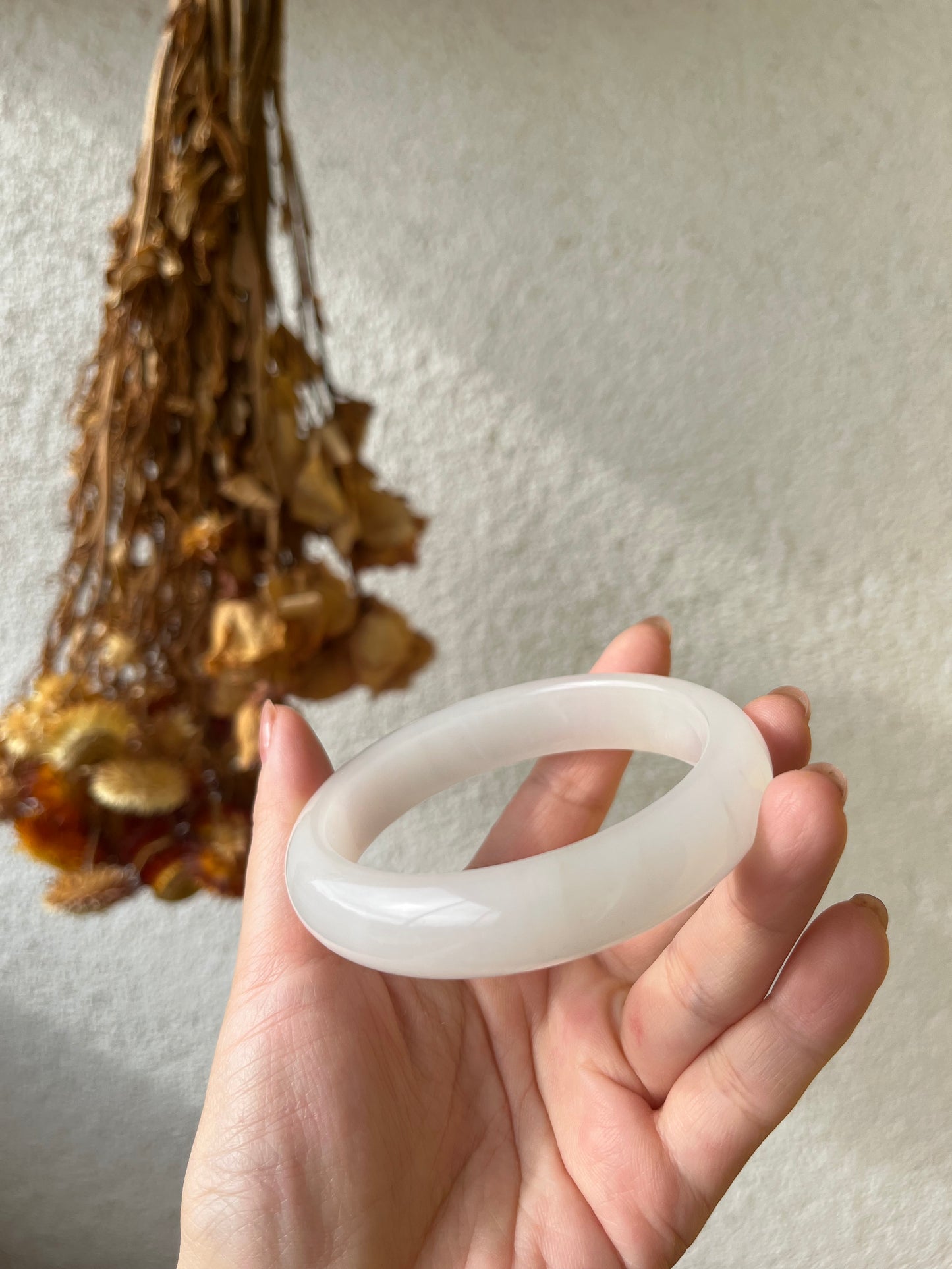 Natural Tianshan Cui Bangle 60mm, 天然天山翠手镯