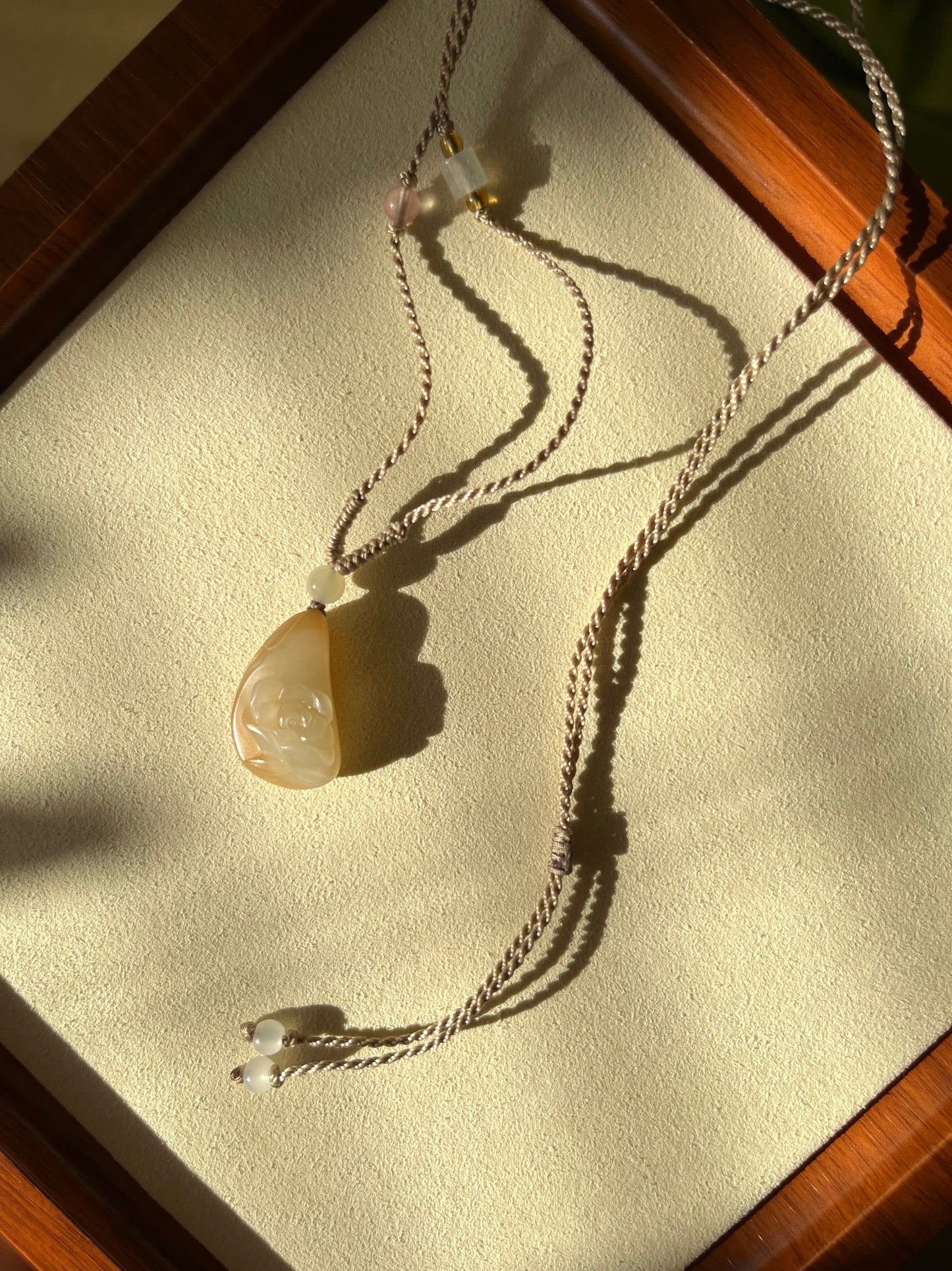 Hand Carved Irregular Shaped Hetian Jade Flowers