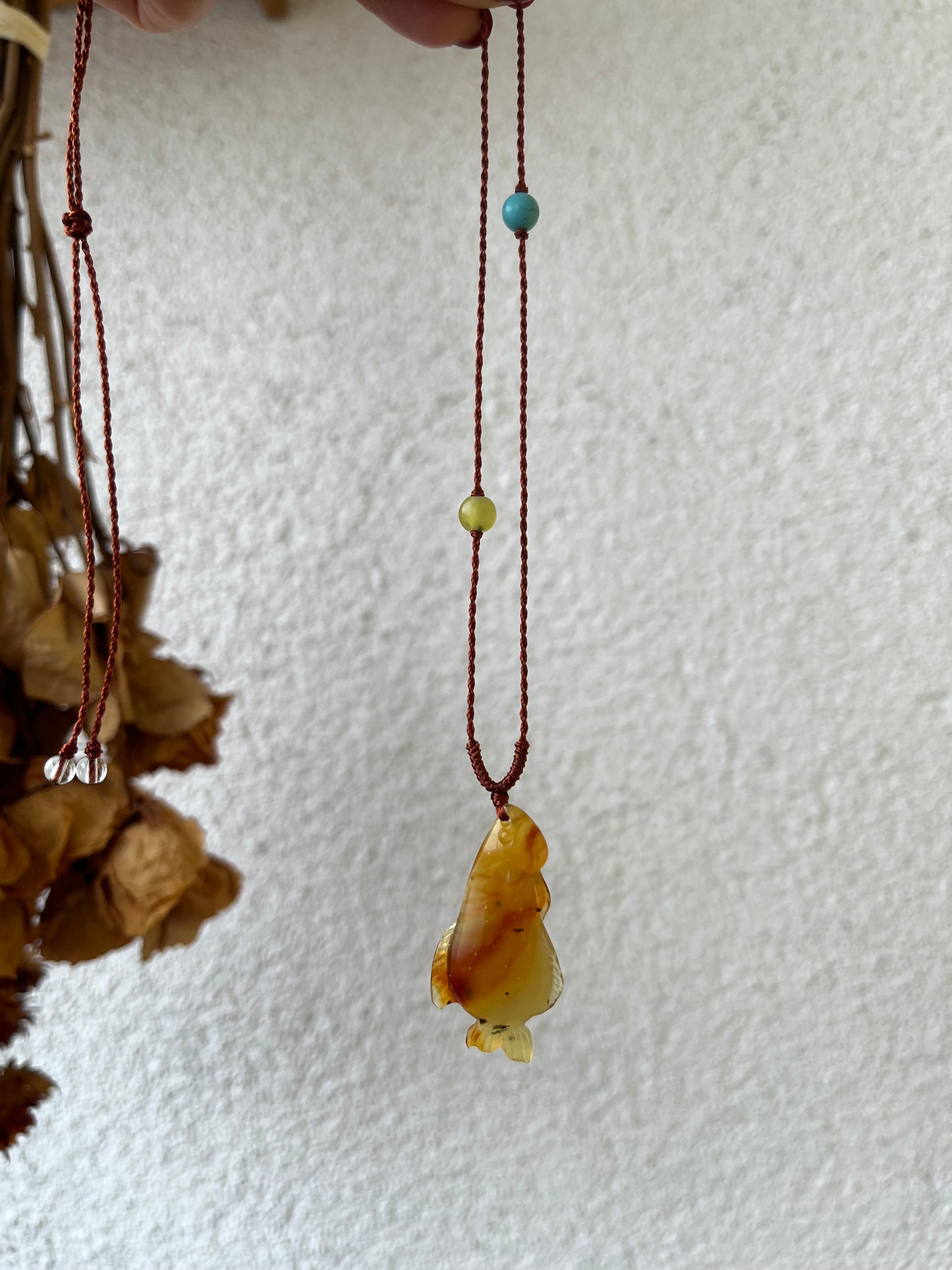 Hand Carved Xiu Jade Fish Pendant | 手雕岫玉鱼吊坠