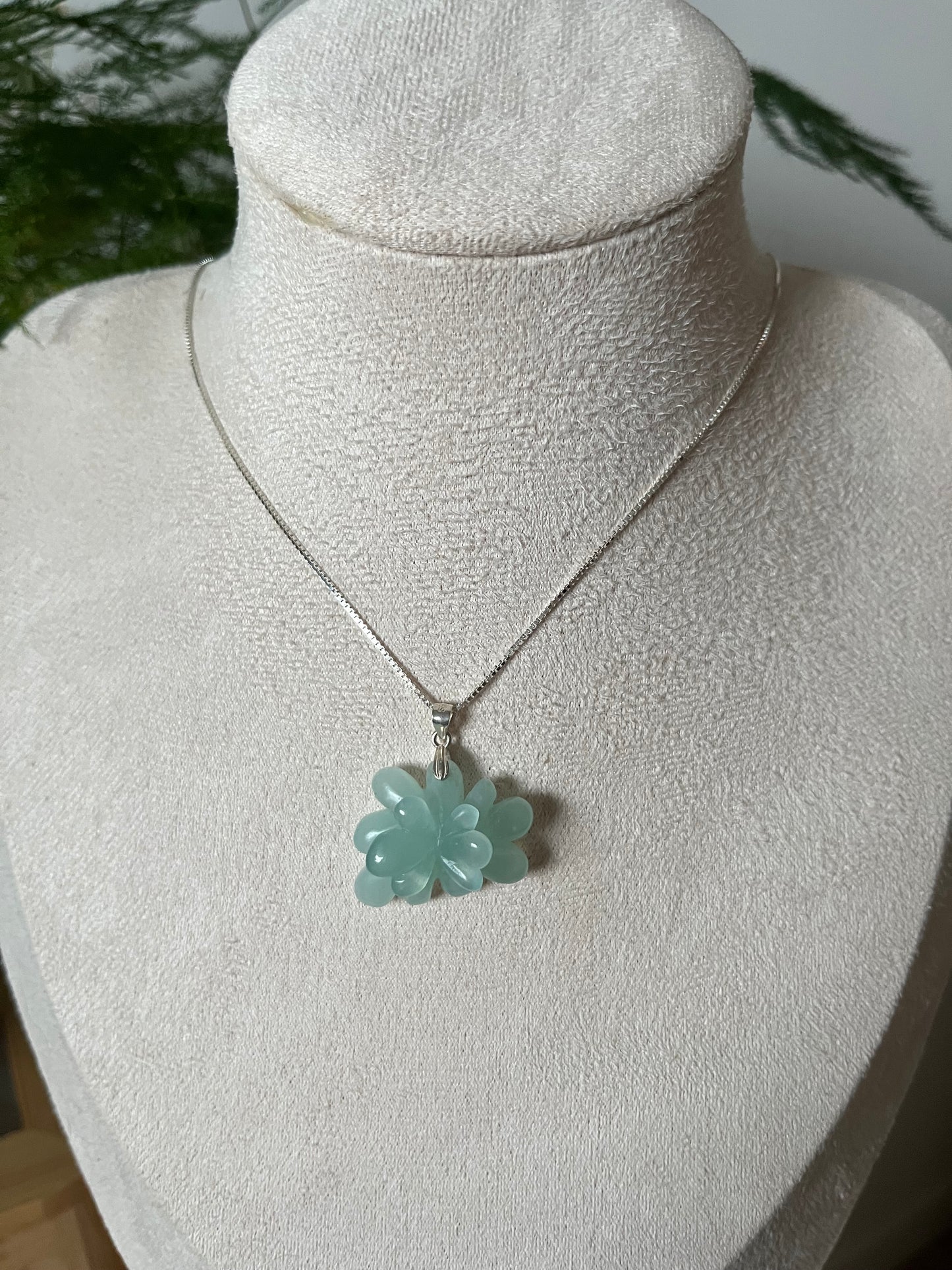 Hand Carved Blue Xiu Jade Pendants | 手雕岫玉天青冻小吊坠