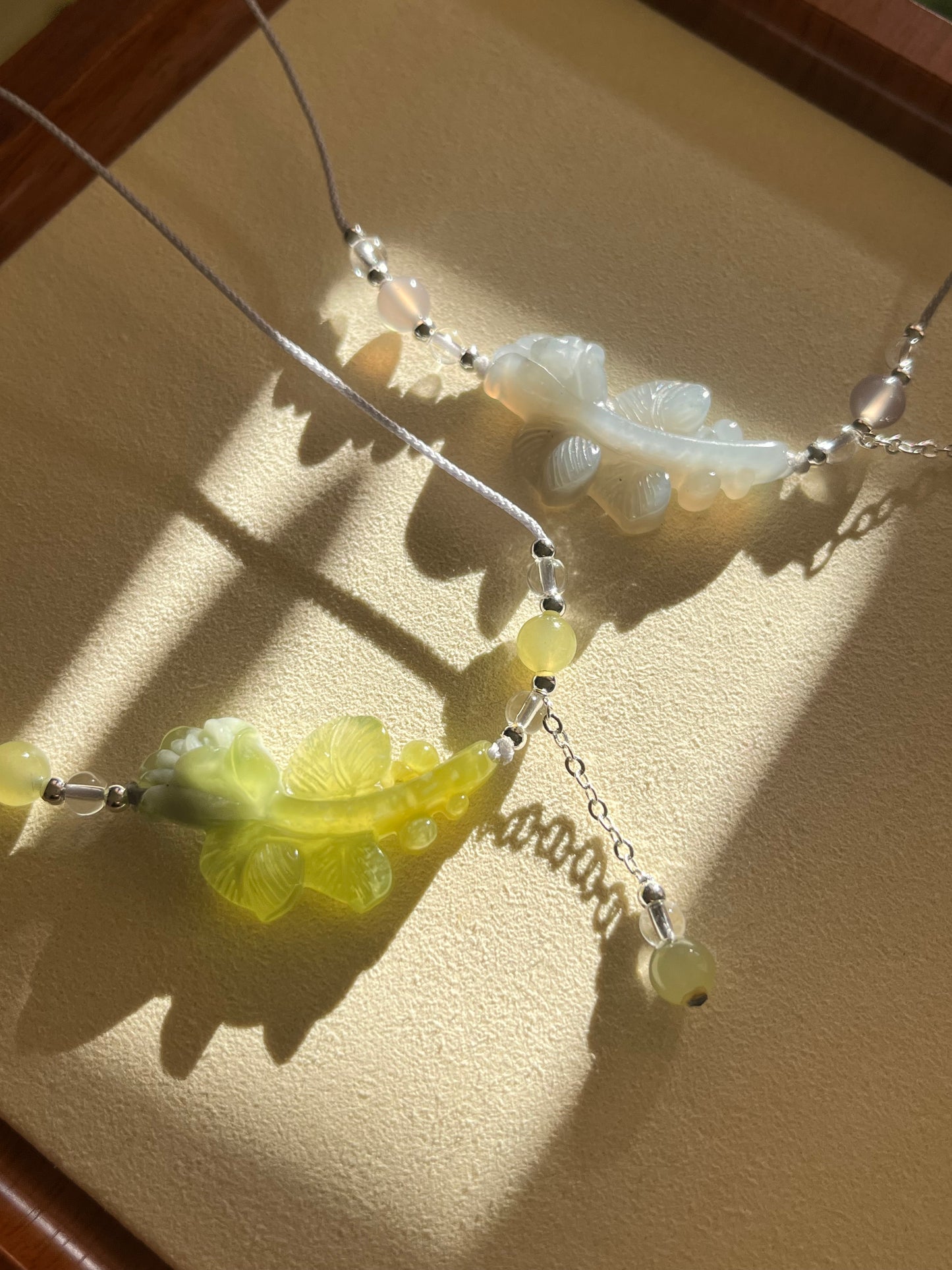 Xiu Jade Rose Necklace | 岫玉玫瑰锁骨项链