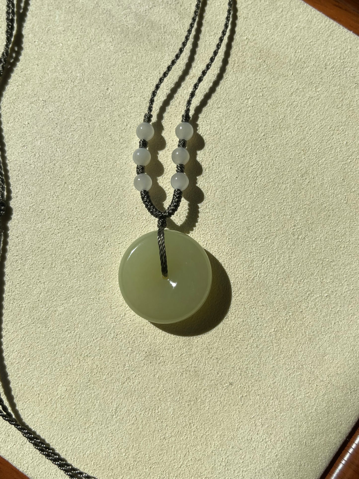 Yellow Hetian Jade Safty Buckle, PI Pendant | 和田黄口平安扣