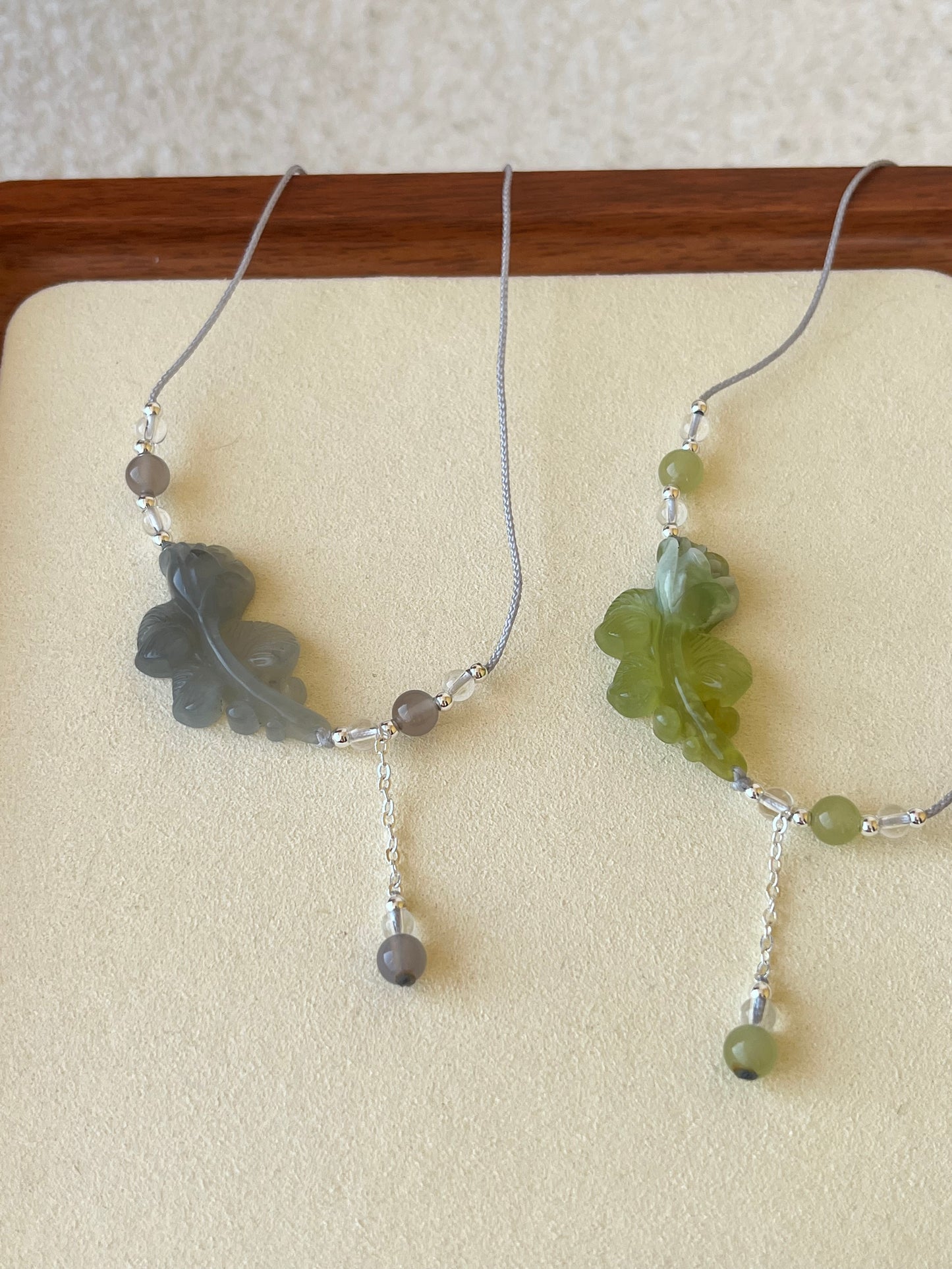 Xiu Jade Rose Necklace | 岫玉玫瑰锁骨项链