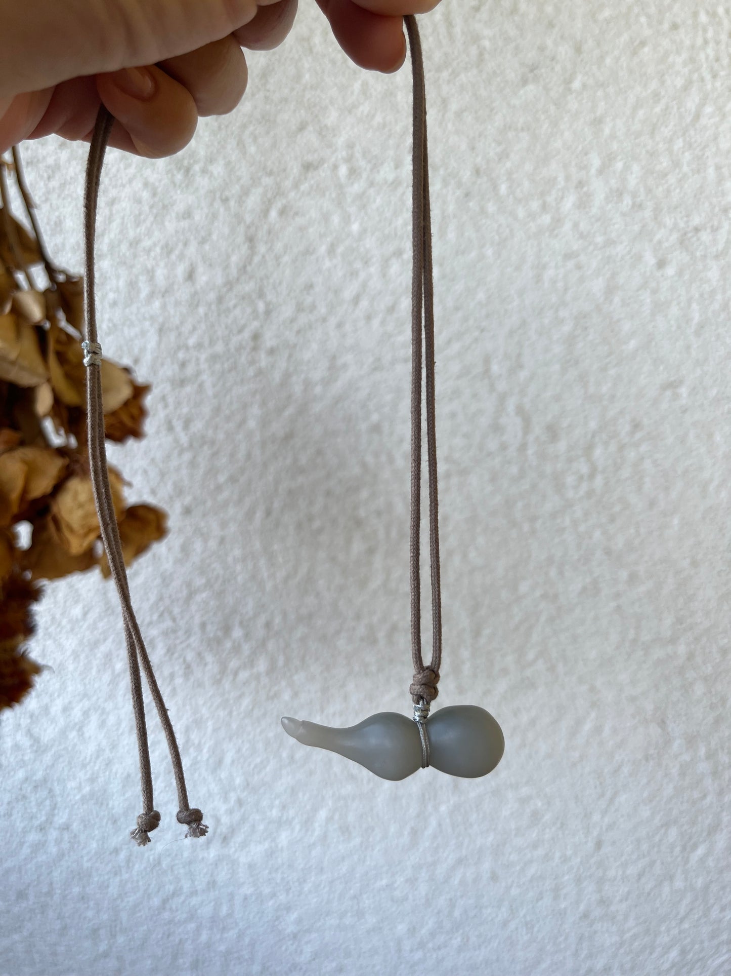 Hand Carved Hetian Jade Hulu Pendants