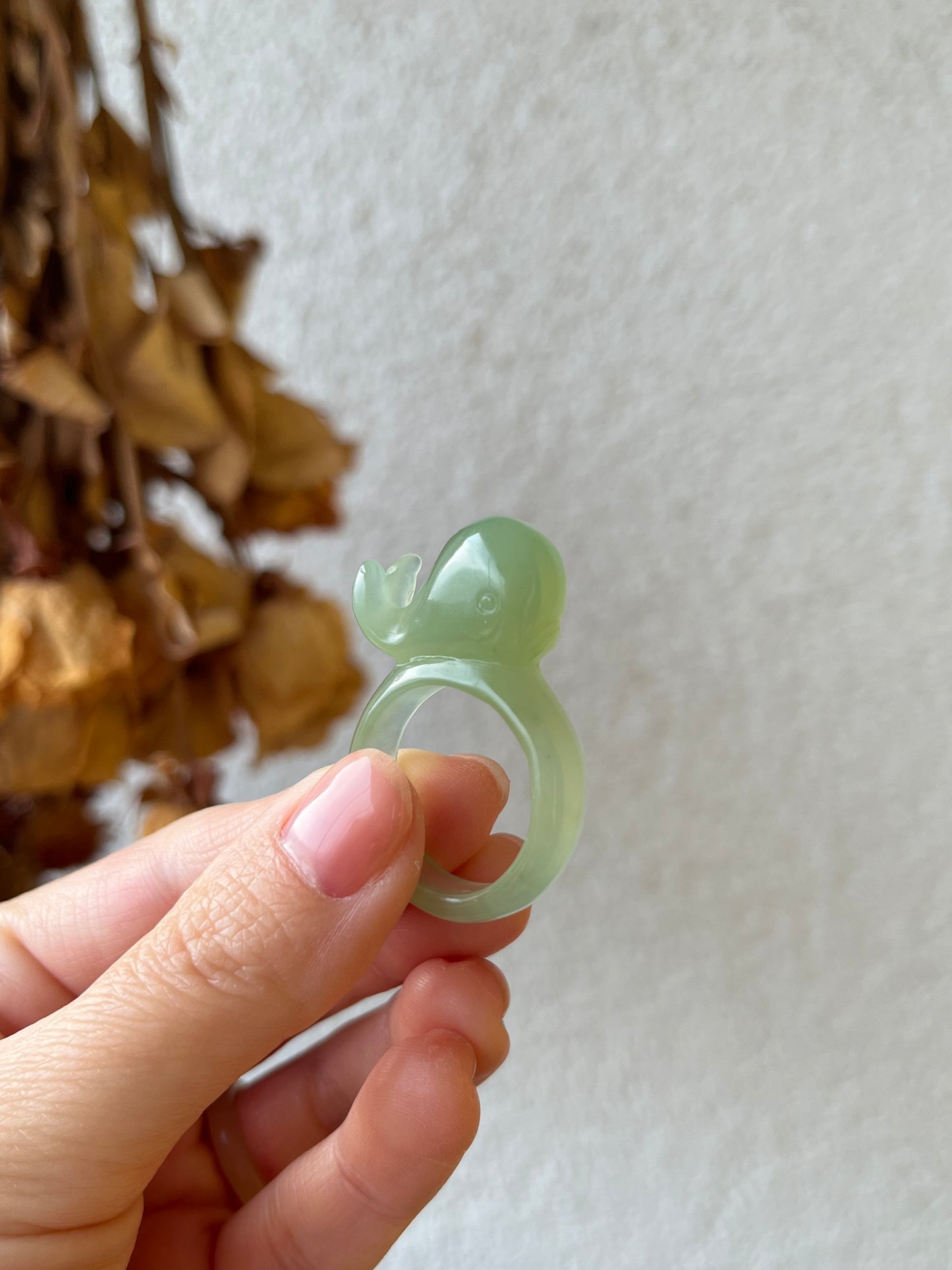 Hand Carved Xiu Jade Rings | 手雕岫玉戒圈