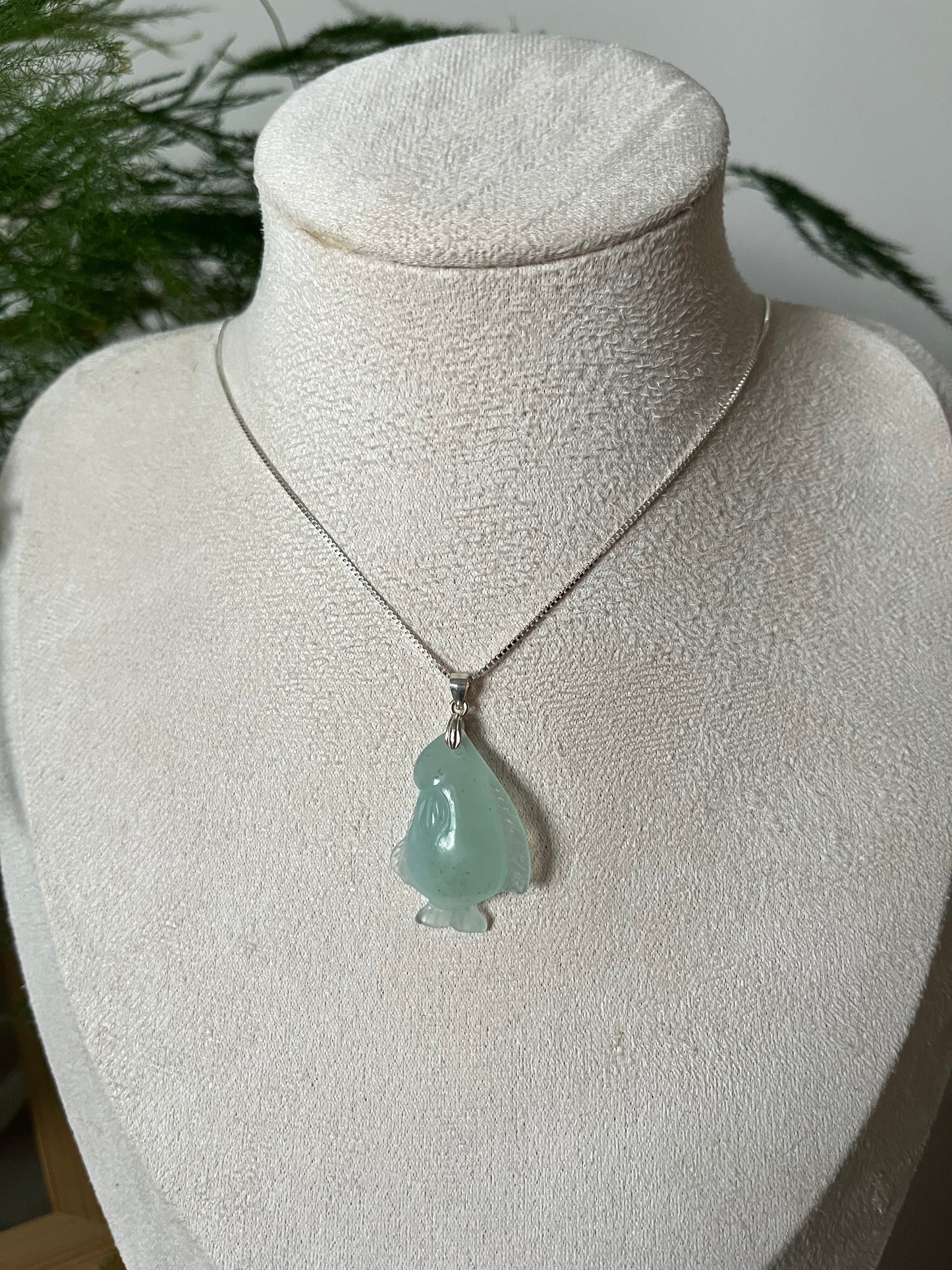 Hand Carved Blue Xiu Jade Pendants | 手雕岫玉天青冻小吊坠