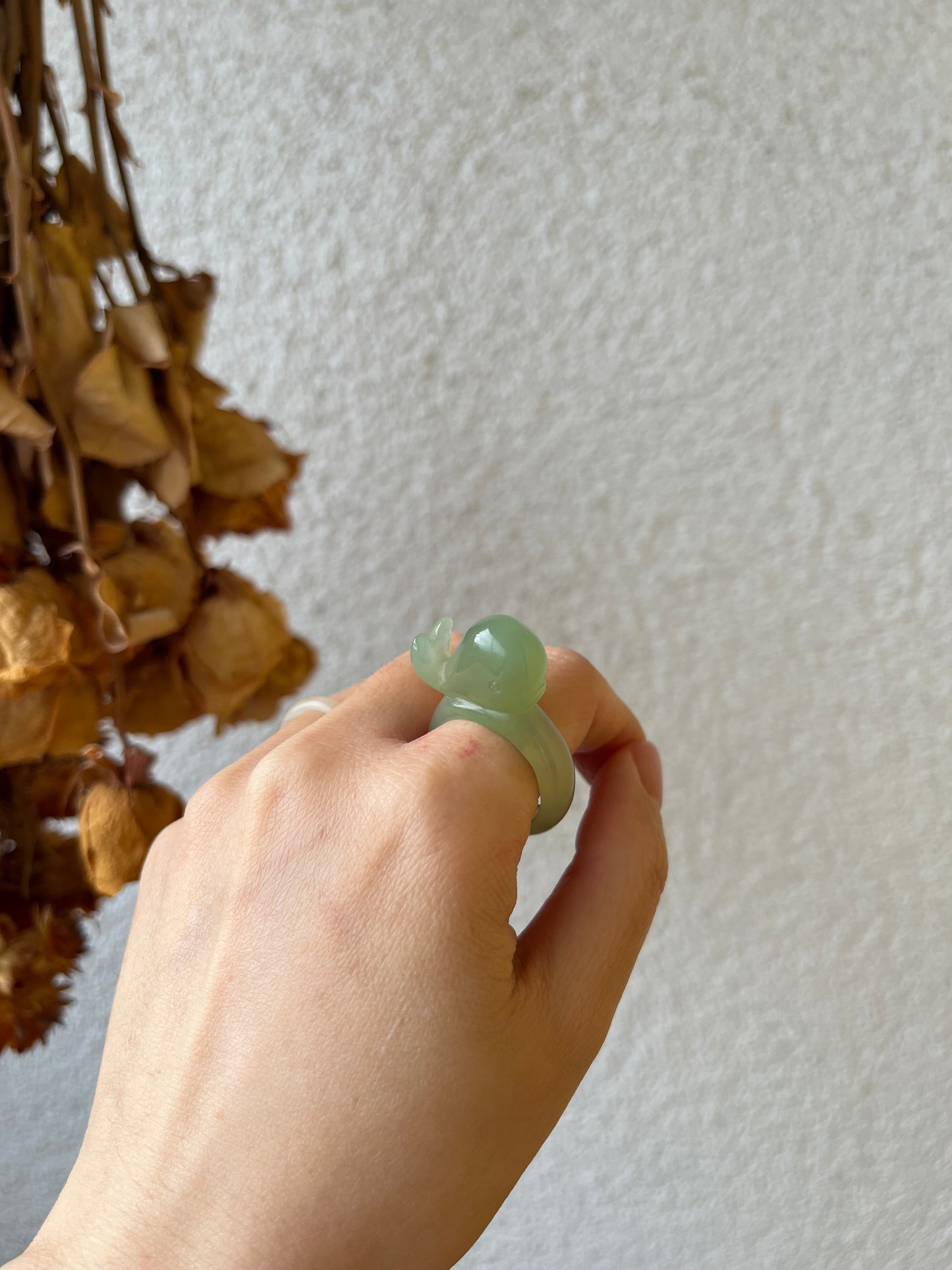 Hand Carved Xiu Jade Rings | 手雕岫玉戒圈