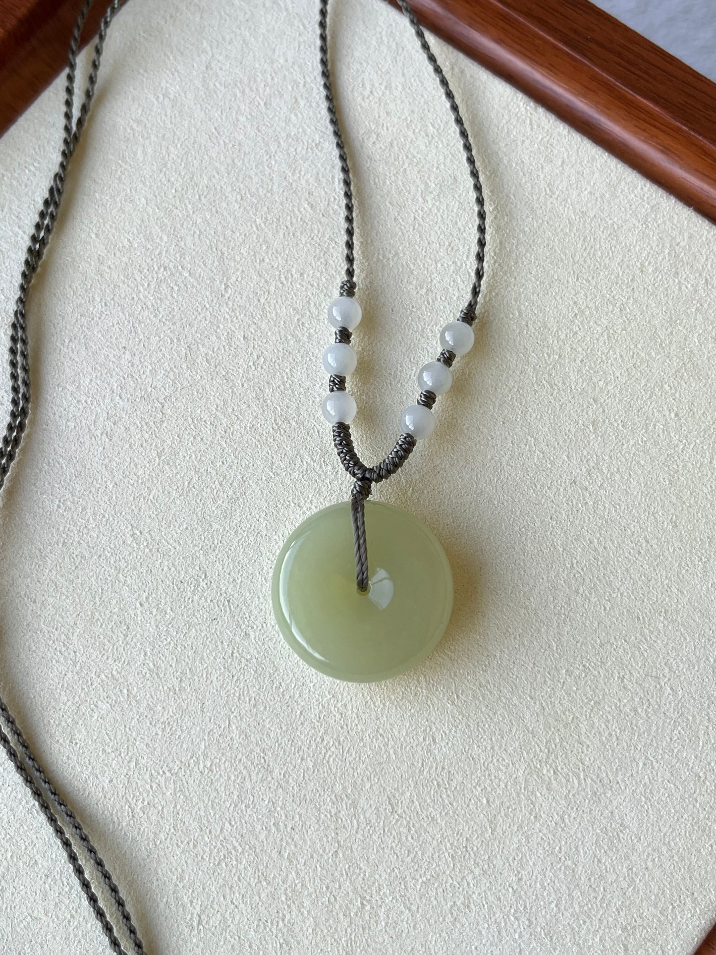Yellow Hetian Jade Safty Buckle, PI Pendant | 和田黄口平安扣