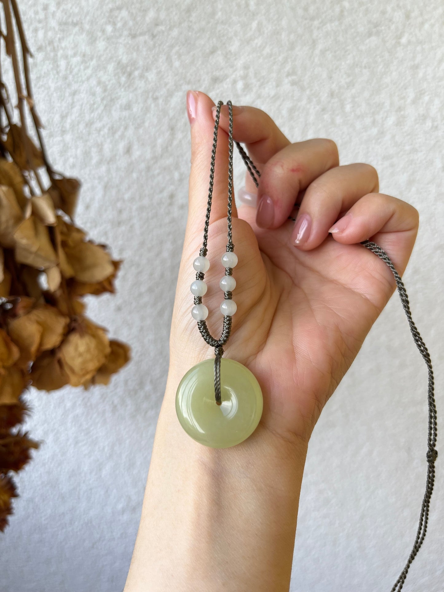 Yellow Hetian Jade Safty Buckle, PI Pendant | 和田黄口平安扣
