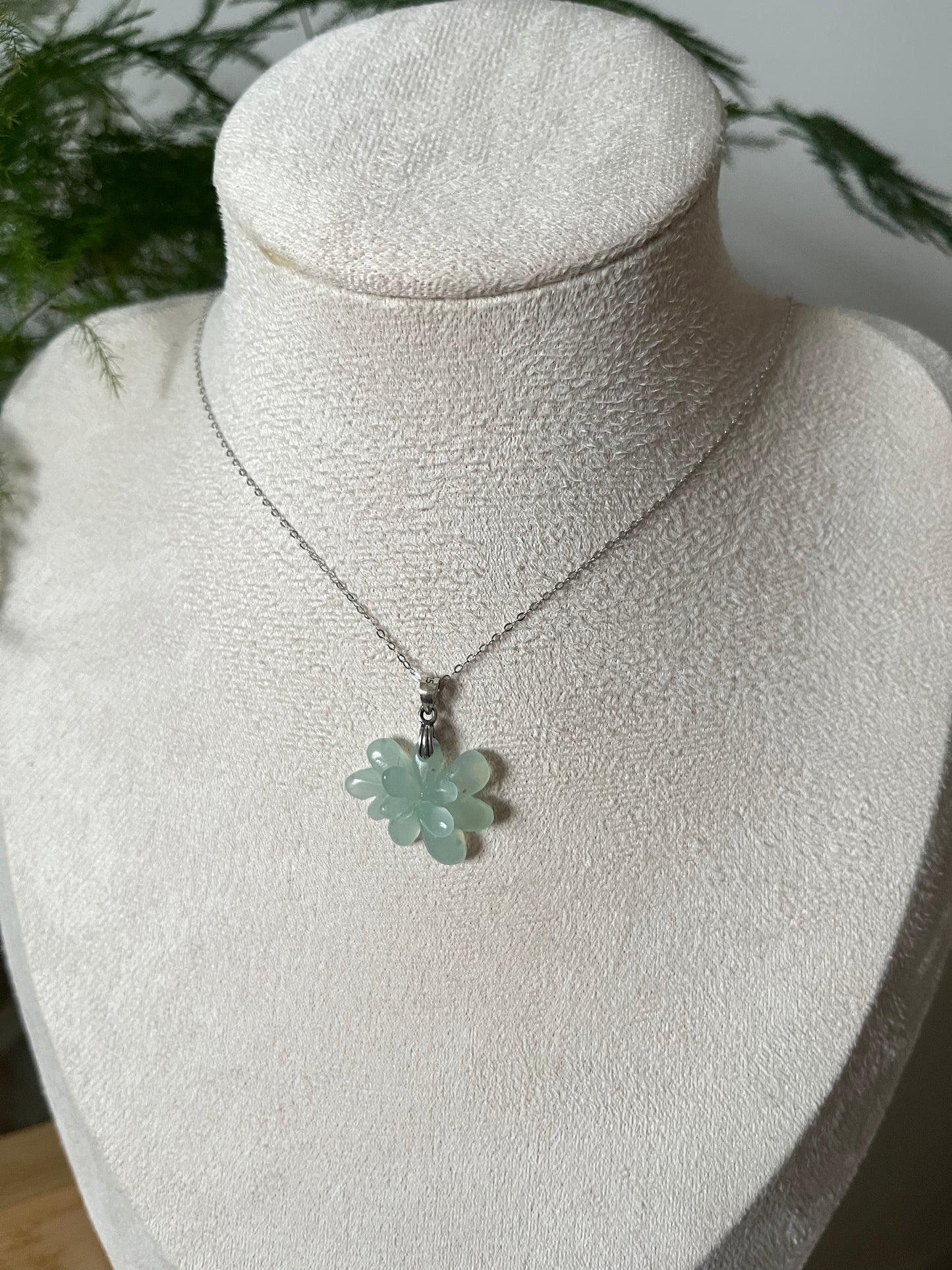 Hand Carved Blue Xiu Jade Pendants | 手雕岫玉天青冻小吊坠