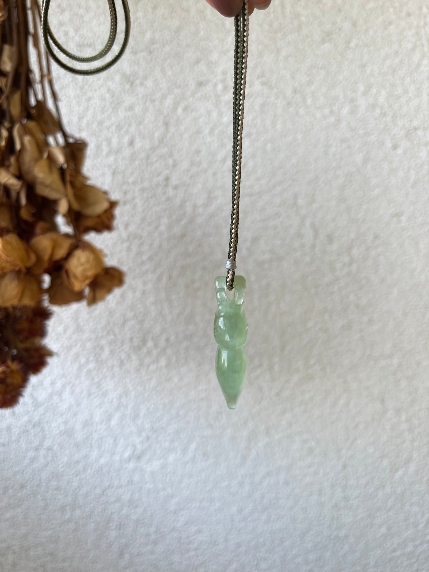 Xiu Jade Sika Deer Necklace