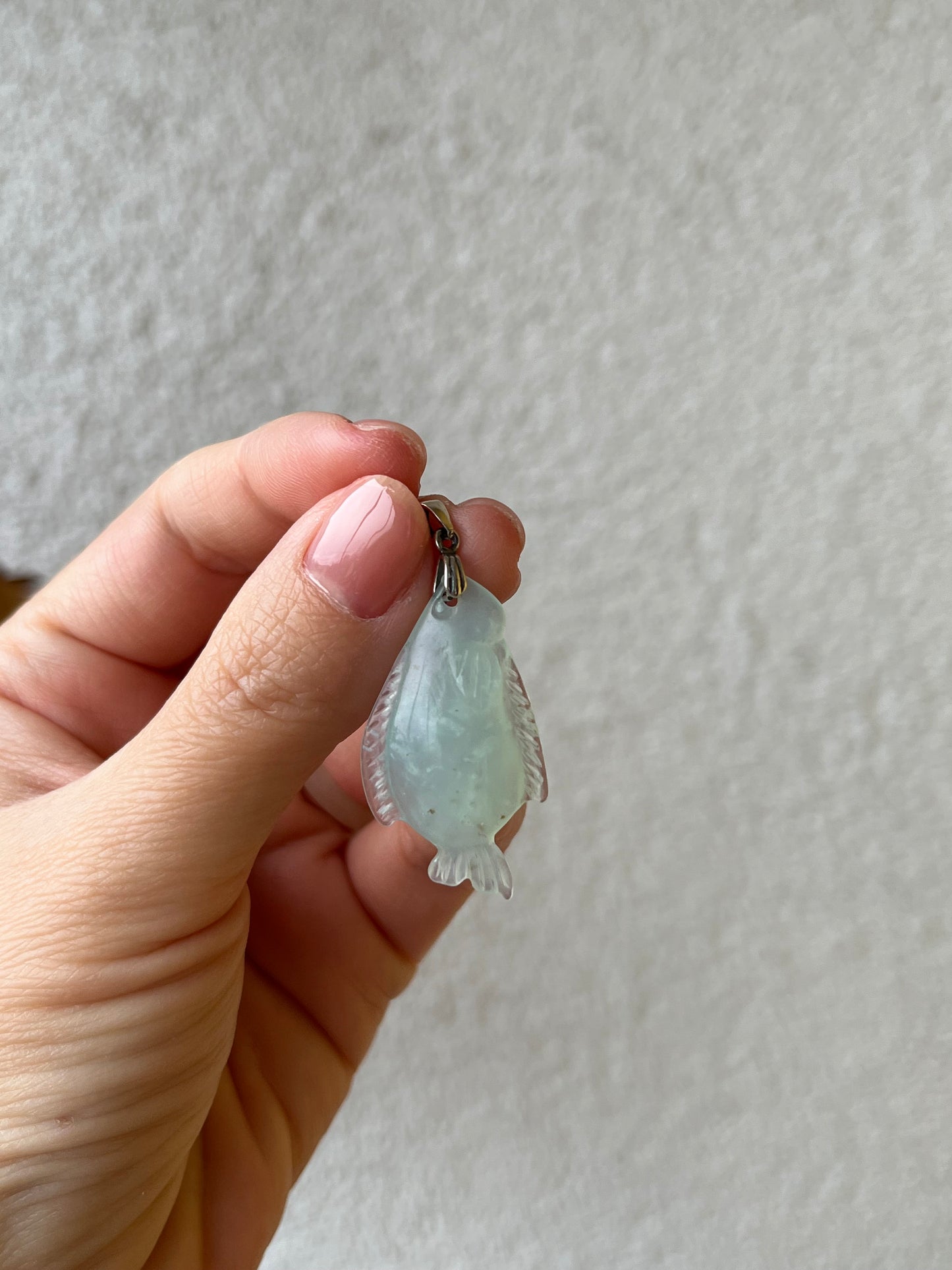 Hand Carved Blue Xiu Jade Pendants | 手雕岫玉天青冻小吊坠