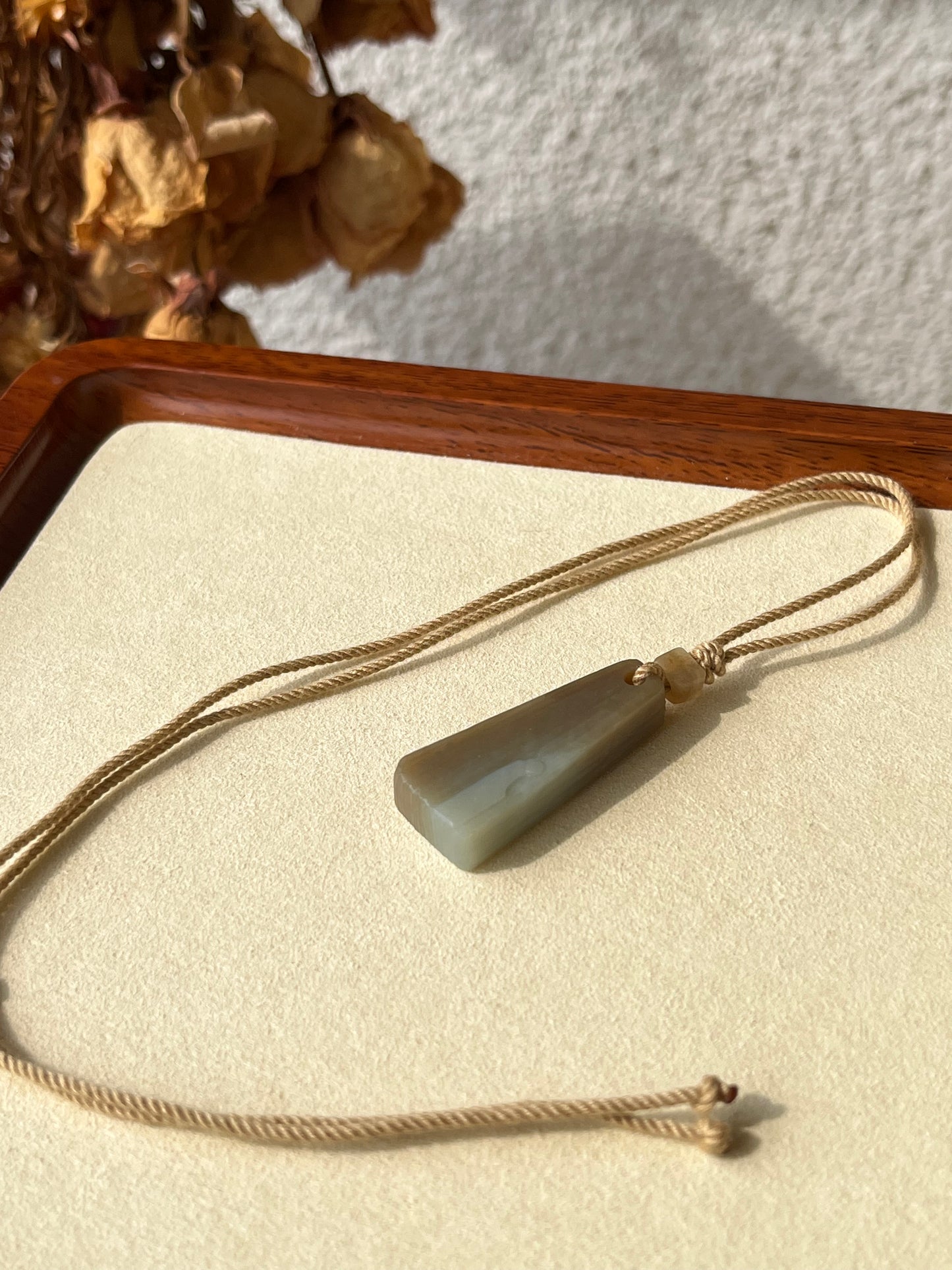 Hand Carved Hetian Jade Wudao (Taoist Wisdom) | 手雕意境和田糖玉悟道