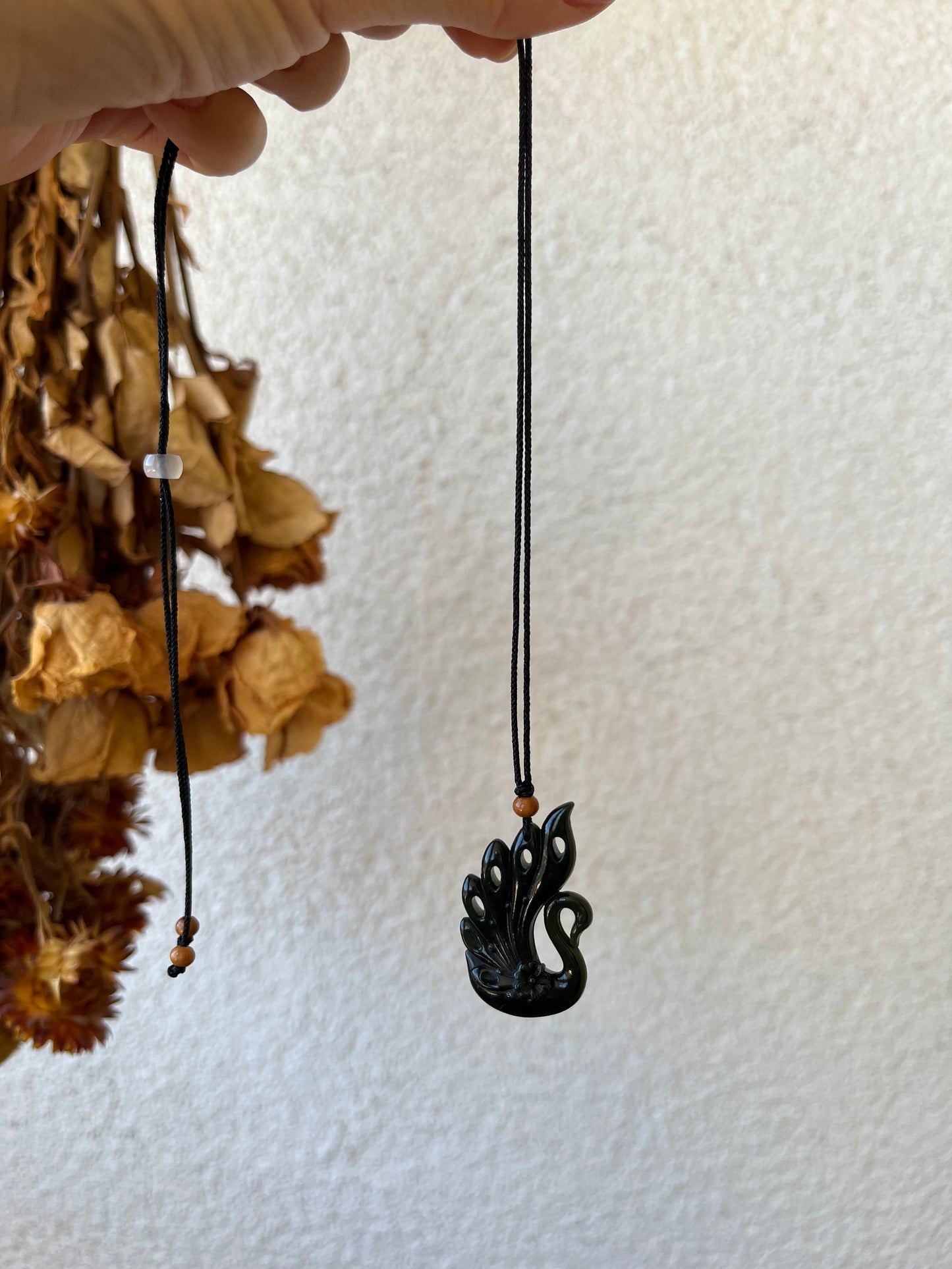 Dark Green Hetian Jade Swan | 和田青玉天鹅