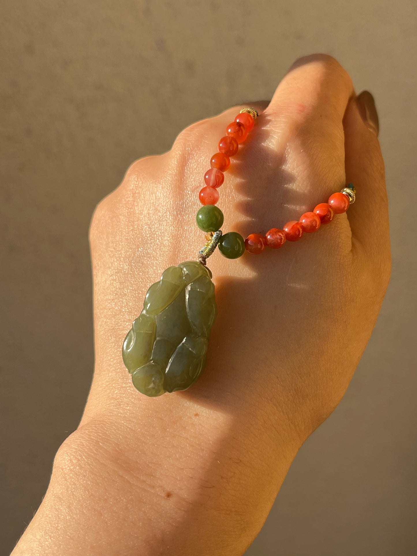 Yellowish Green Hetian Jade Pixiu | 和田青黄口貔貅