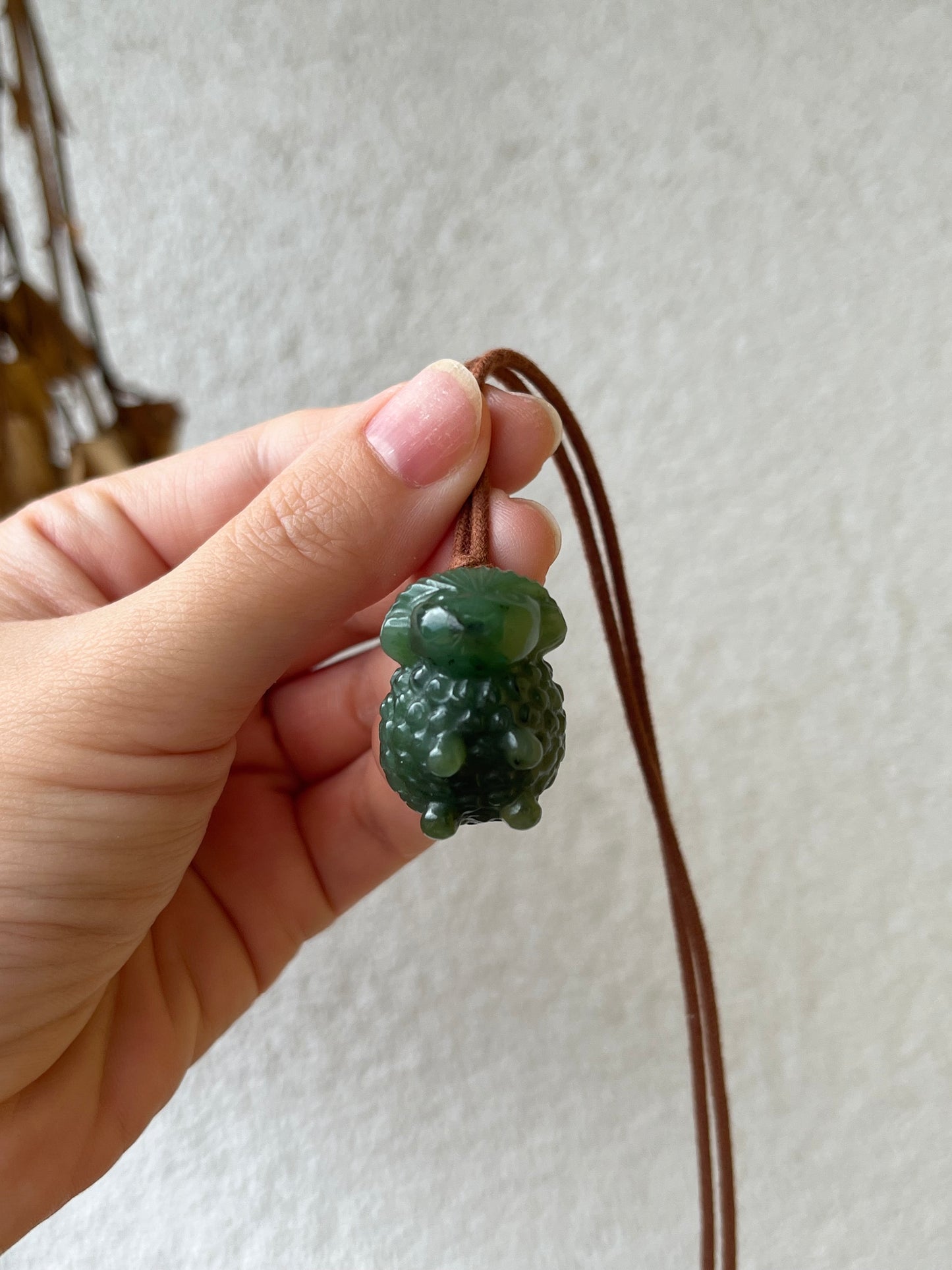 3D Carving Green Hetian Jade Sheep | 可爱碧玉小羊