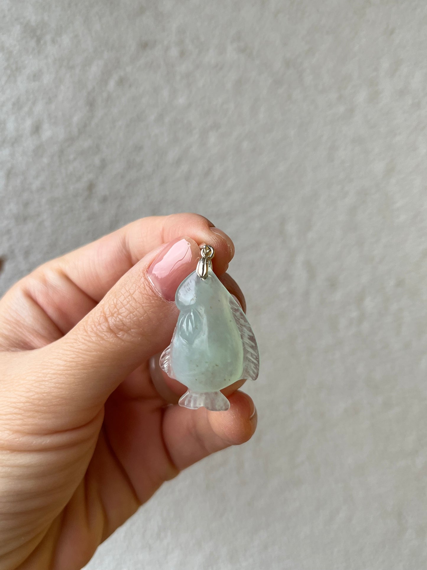 Hand Carved Blue Xiu Jade Pendants | 手雕岫玉天青冻小吊坠